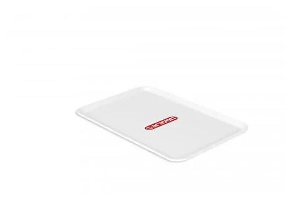 Serviertablett 35x24x1,2cm BASIC weiß