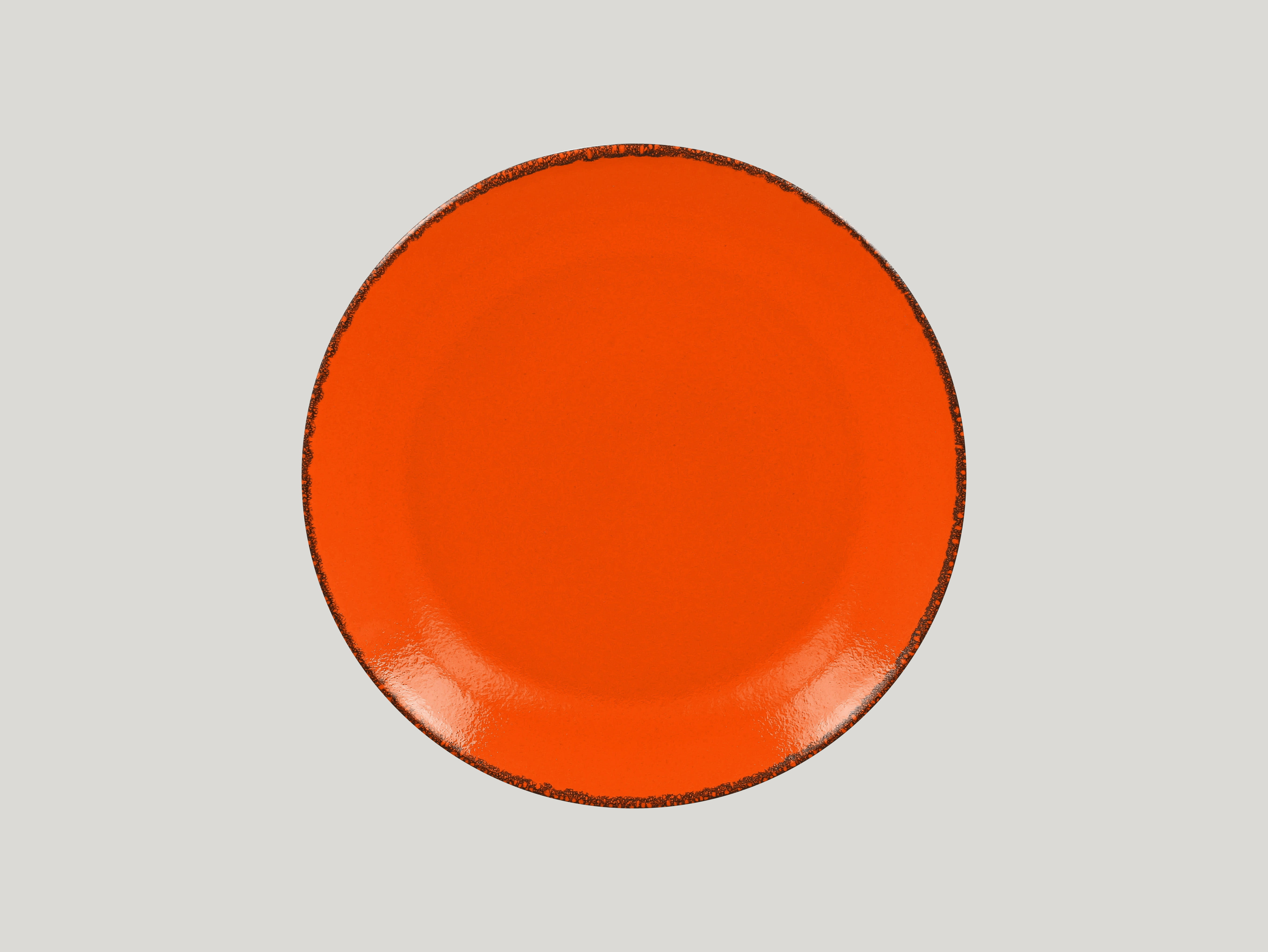 Teller flach coup Ø26,7cm H2,7cm FIRE orange