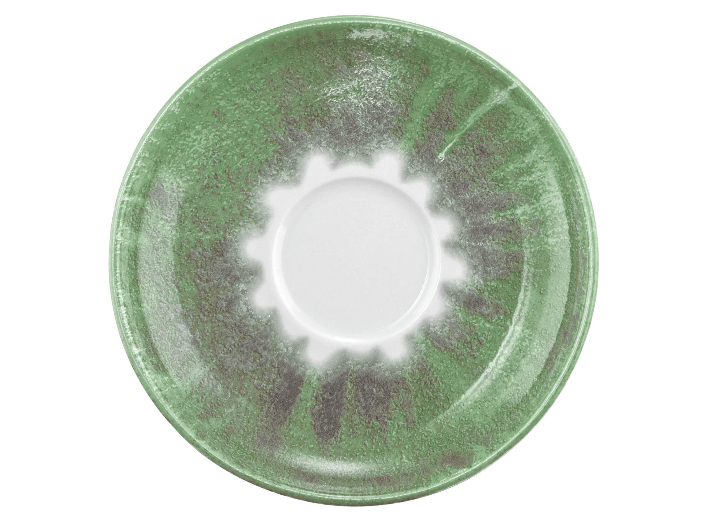 Kaffeeuntertasse rund 1131 MODERN LIFE batik matcha