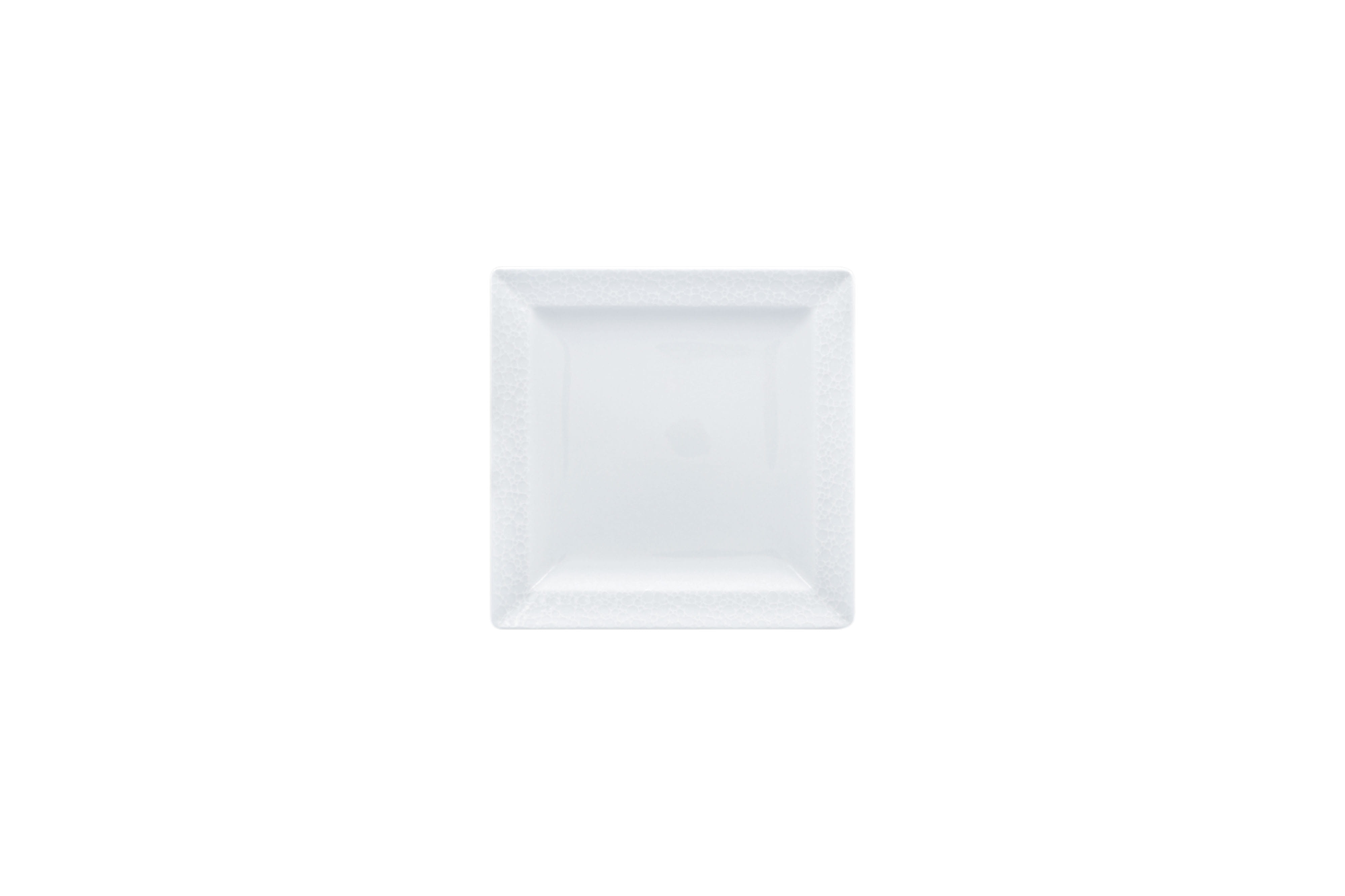 Teller flach quadratisch 17,2x17,2x2,4cm CHARM white