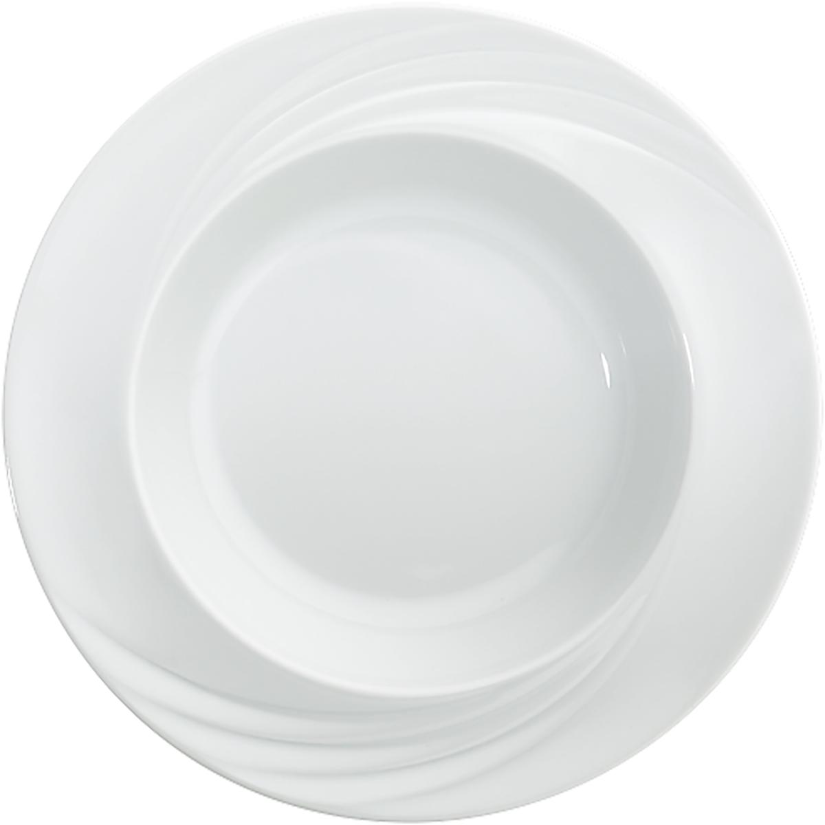 Spezialteller tief rund Fahne Relief 23cm DONNA SENIOR