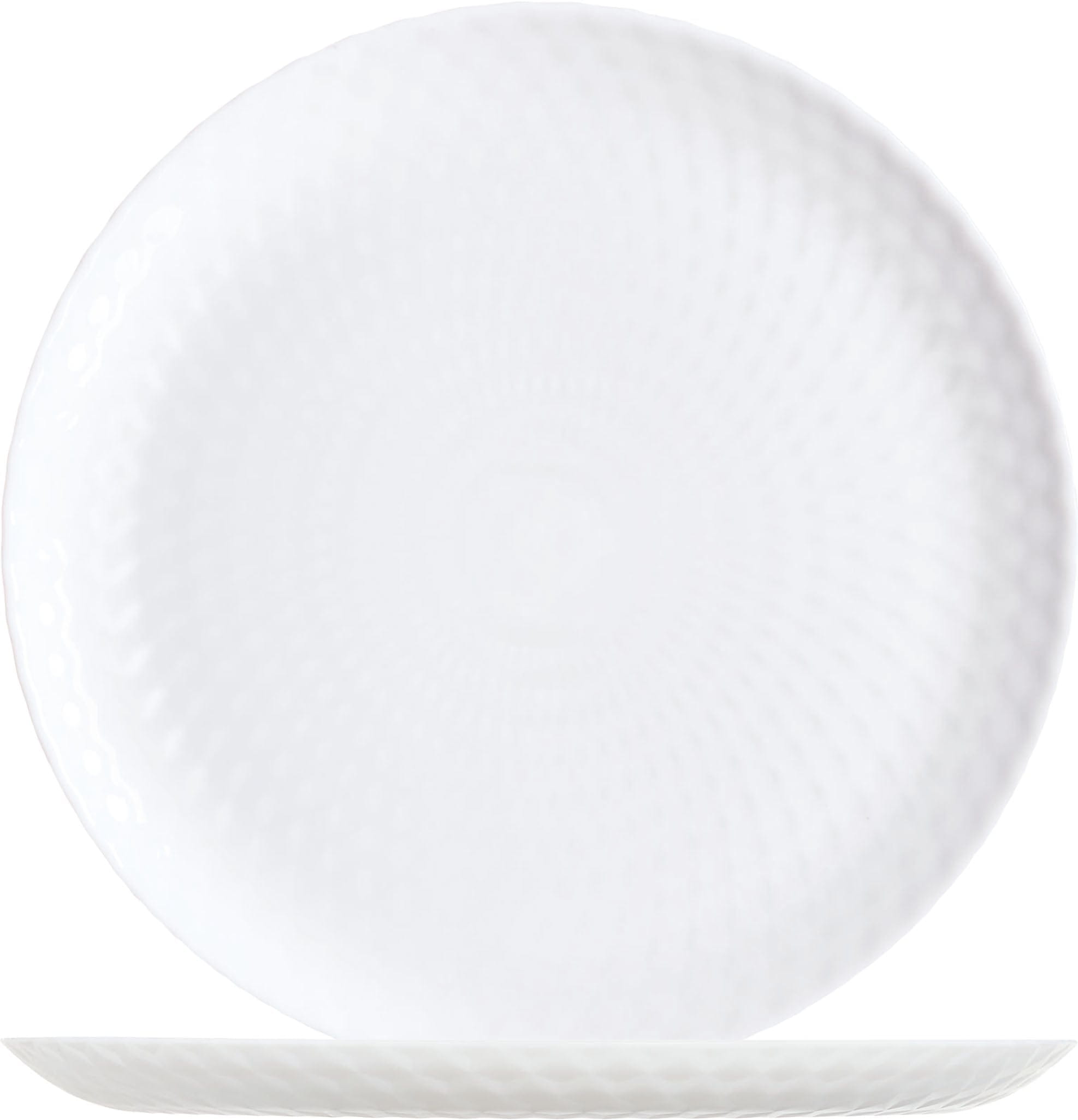 Teller flach Ø25cm PAMPILLE white