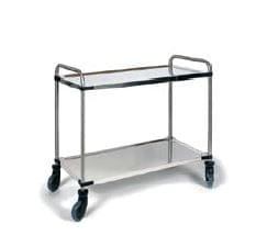Servierwagen SW-8x5-2 Kunststoff Rollen