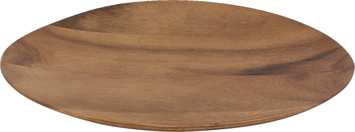 Teller flach asymmetrisch 29x23cm SPOTLIGHTS holz