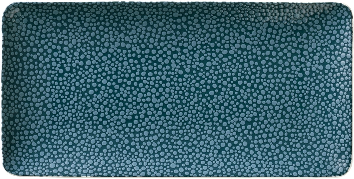 Platte rechteckig coup 18x9cm PURITY PEARLS OCEAN