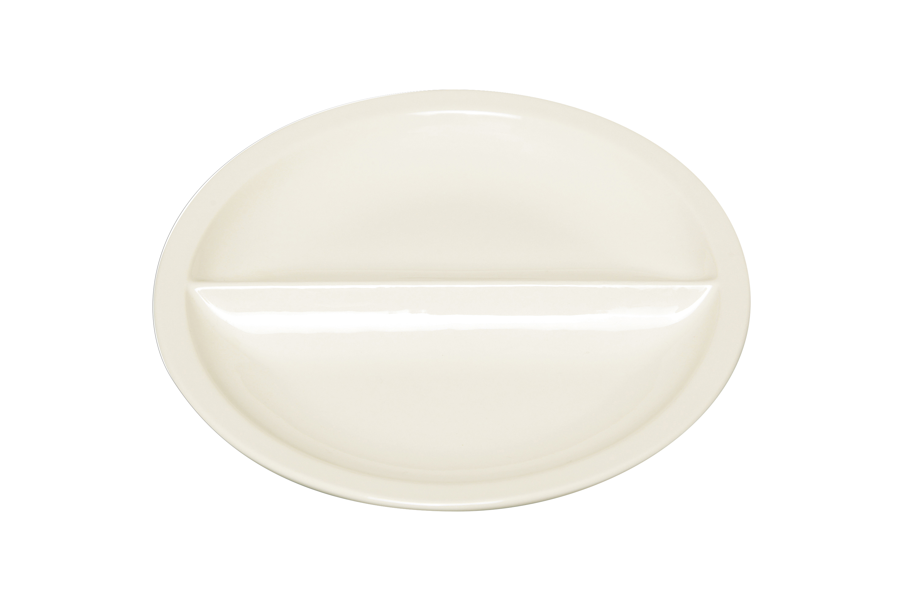 Teller System 2 Einteilungen Ø22,8cm H2,6cm HOSPITAL & HEALTHCARE white