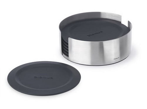 6 Stück Silikonuntersetzer-Set Ø11,5cm LARETO