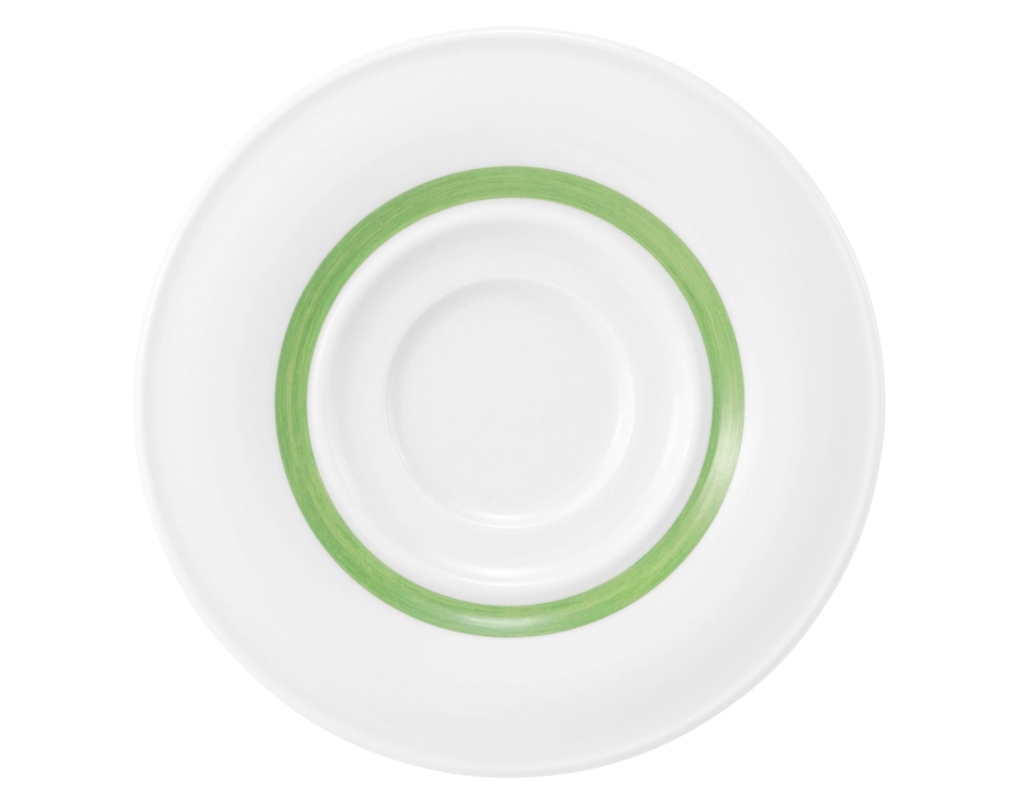Kombiuntertasse rund 1 15,5cm COMMUNITY pinselband grün