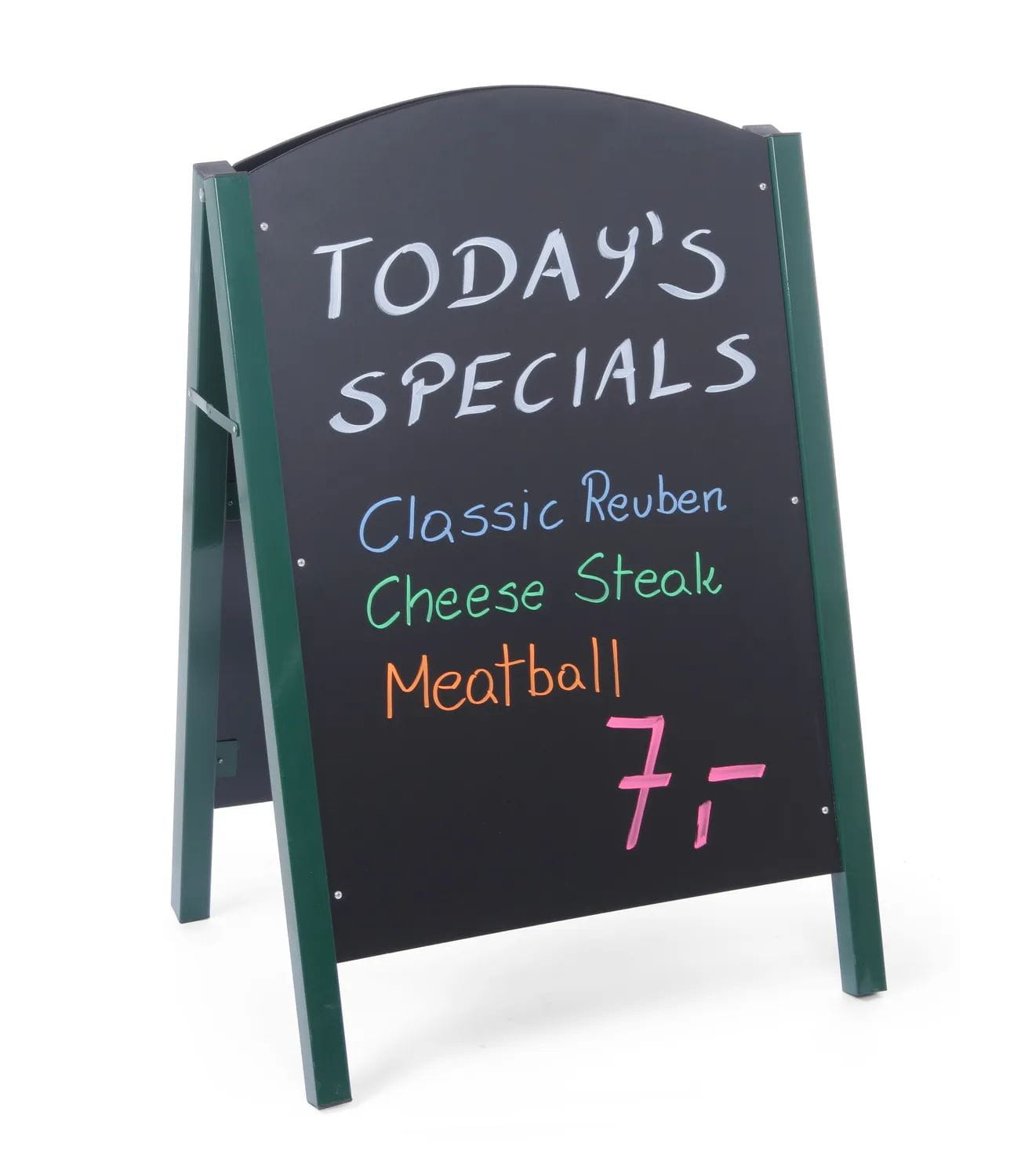 Kundenstopper Kreidetafel 70x50x110cm Stahlrahmen