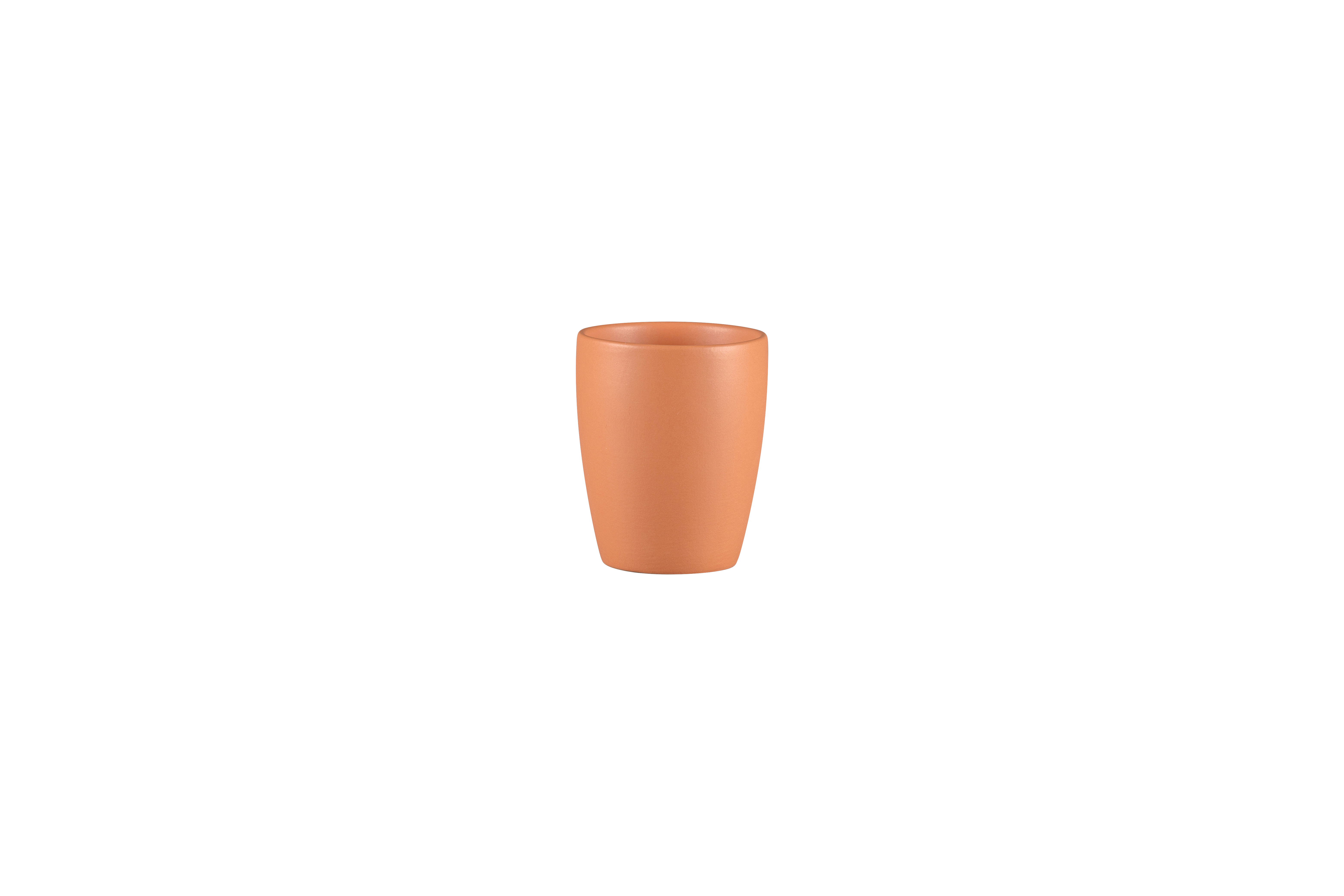 Kaffeetasse ohne Henkel 0,23L TERO PRIMA terracotta