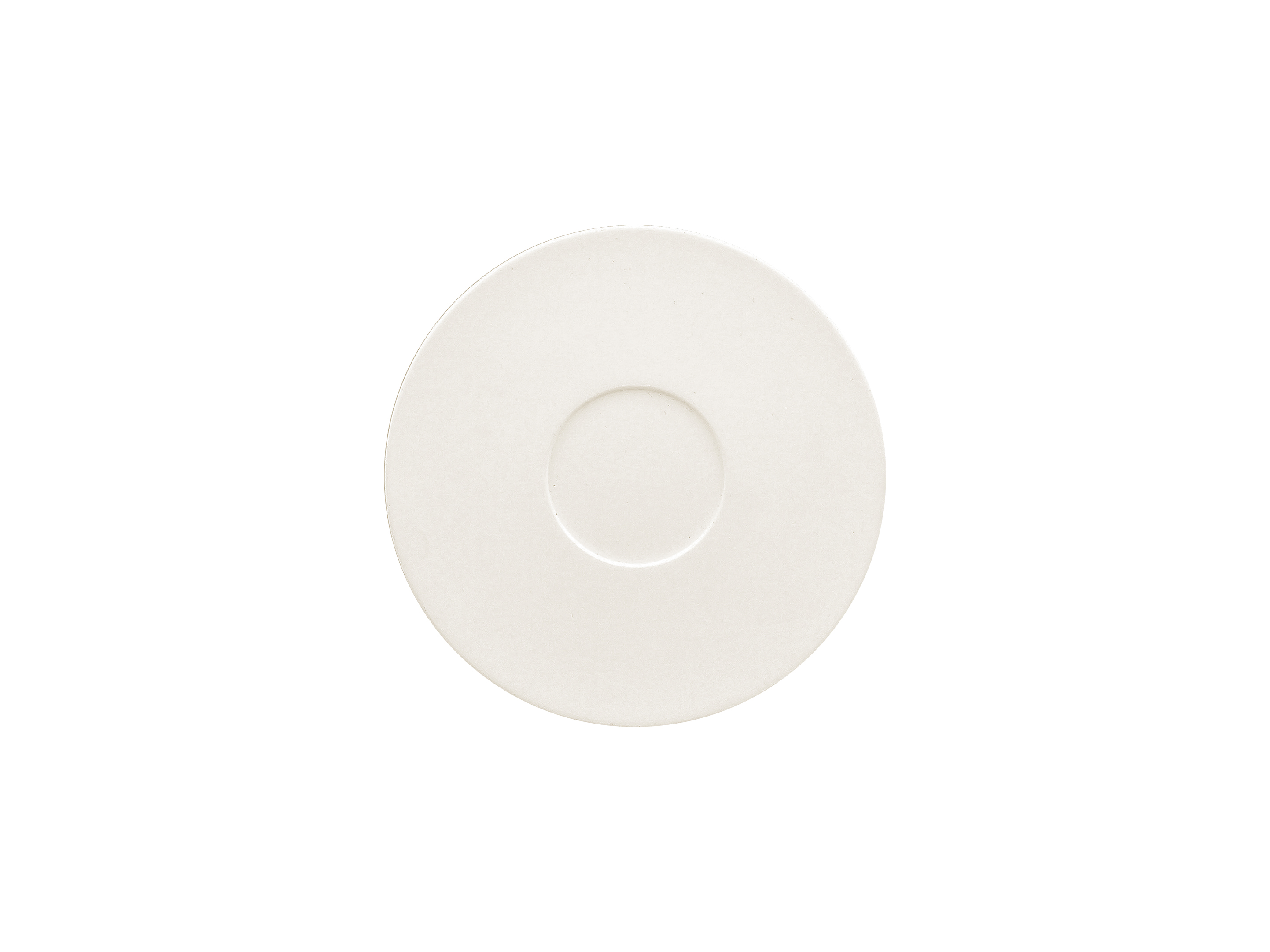 Platte 1 Ring Ø20cm H2cm AUREA white