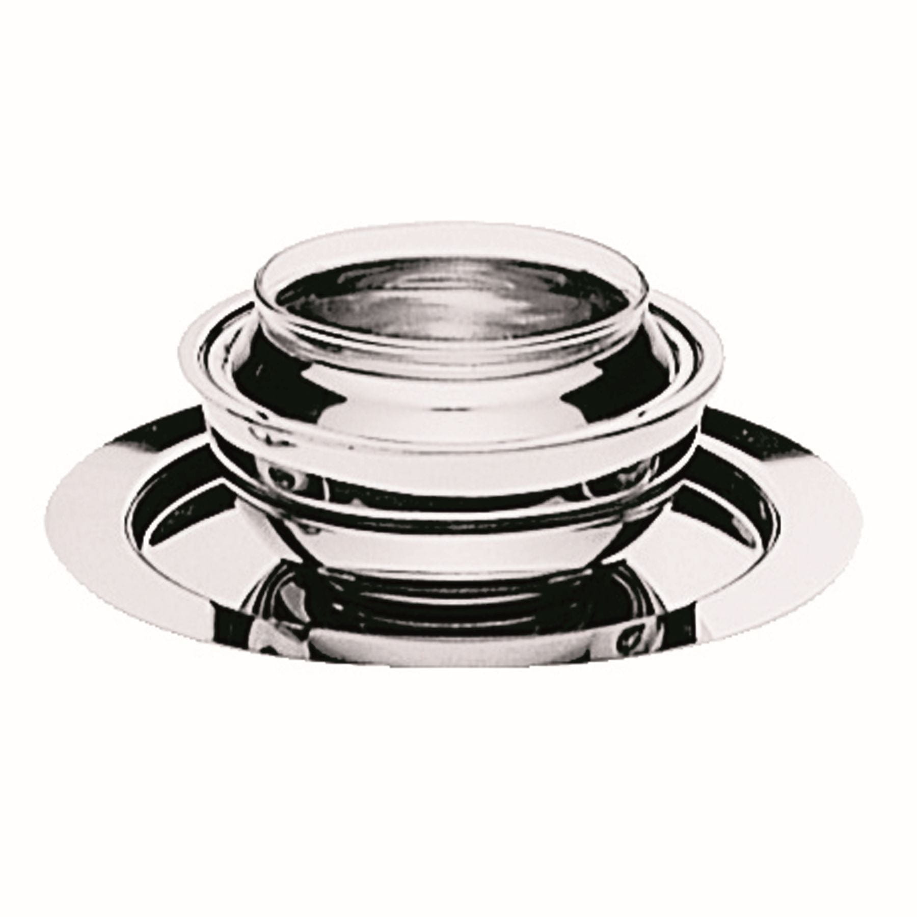 Kaviar-Set mit Unterteil Ø18cm 1,50l