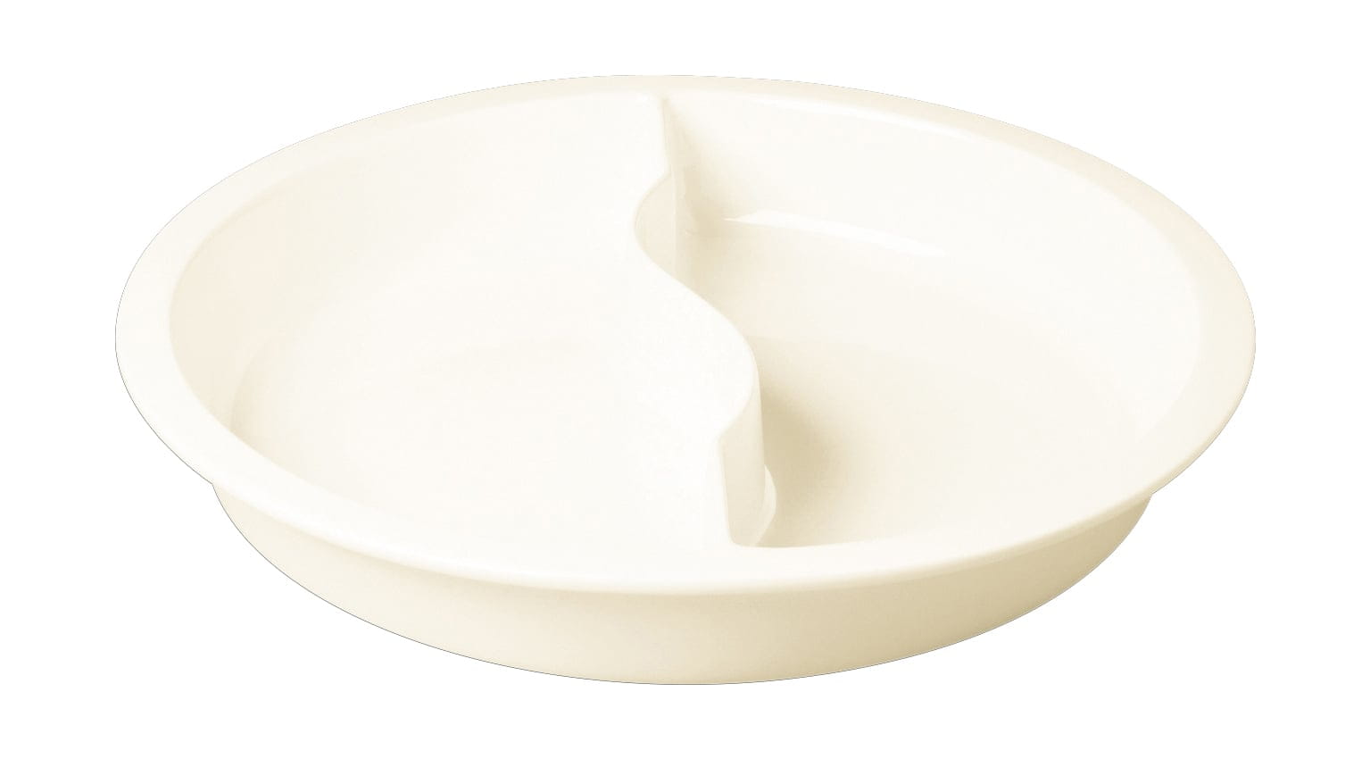 Porzellaneinsatz rund 2-geteilt 39cm GN BUFFET
