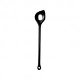 Kochlöffel mit Loch 310mm schwarz