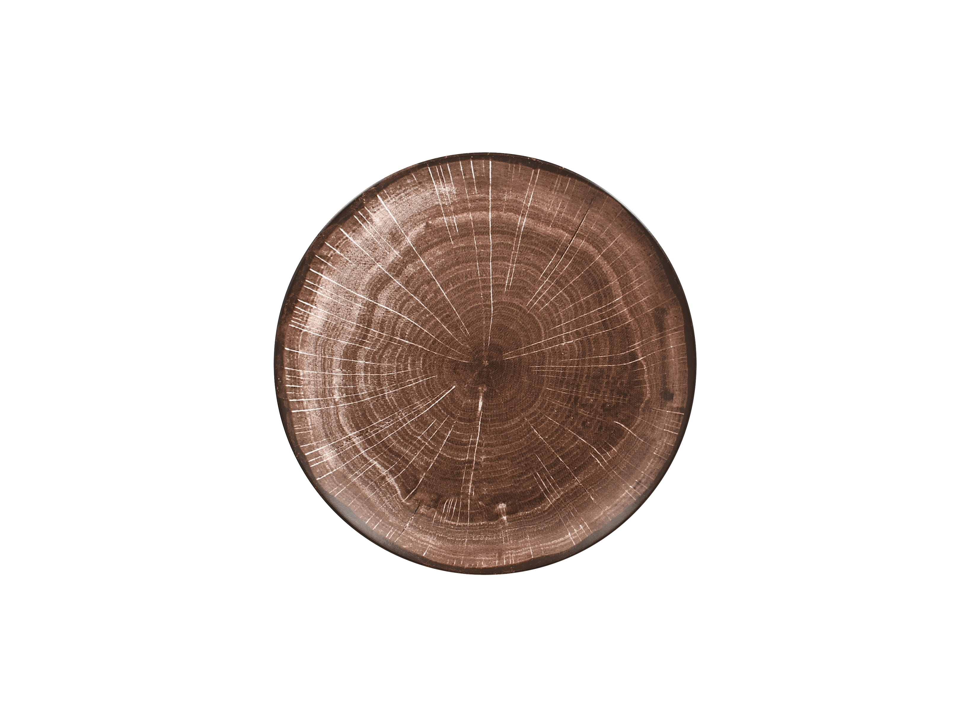 Teller coup 24cm FUSION WOODART oak-brown