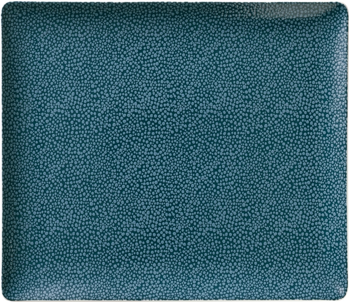 Platte rechteckig coup 27x20cm PURITY PEARLS OCEAN