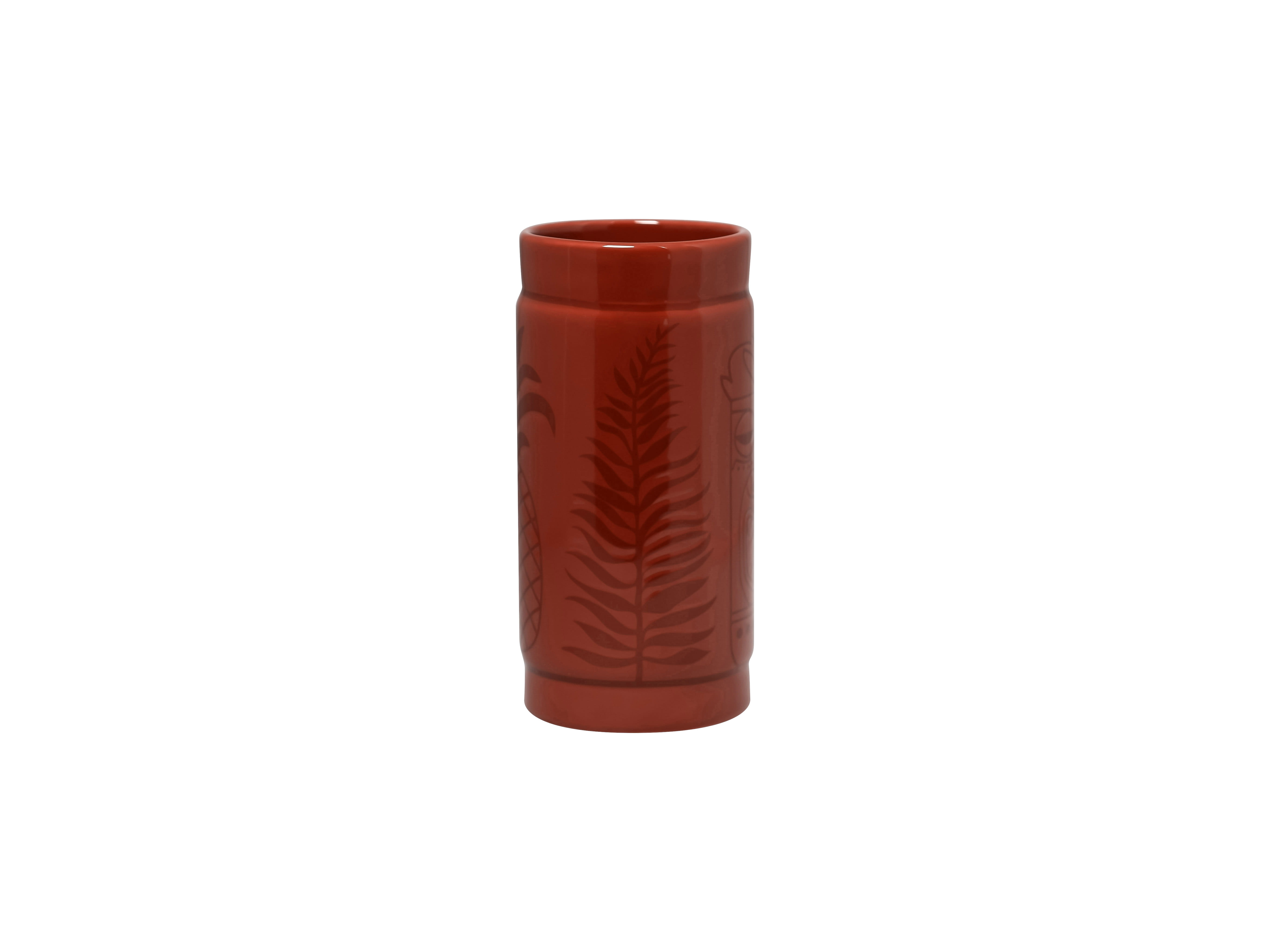 Tiki-Becher Ø7cm H14,5cm 0,415L AZTEK red