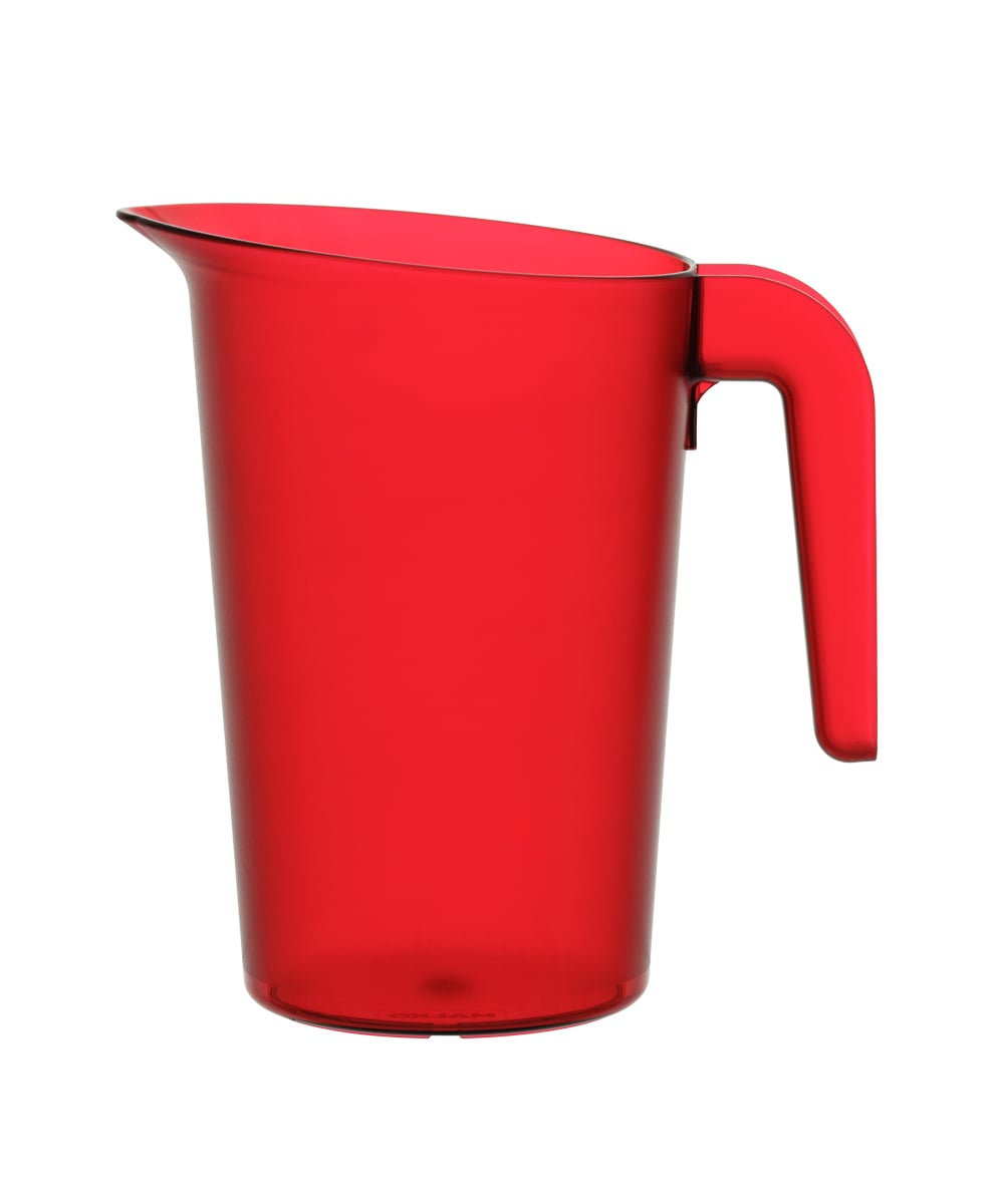 Krug 1L PC LUCY rot stapelbar