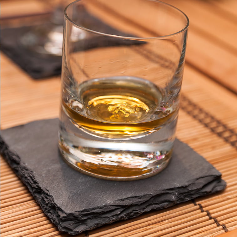 Flaschen-Glaeseruntersetzer