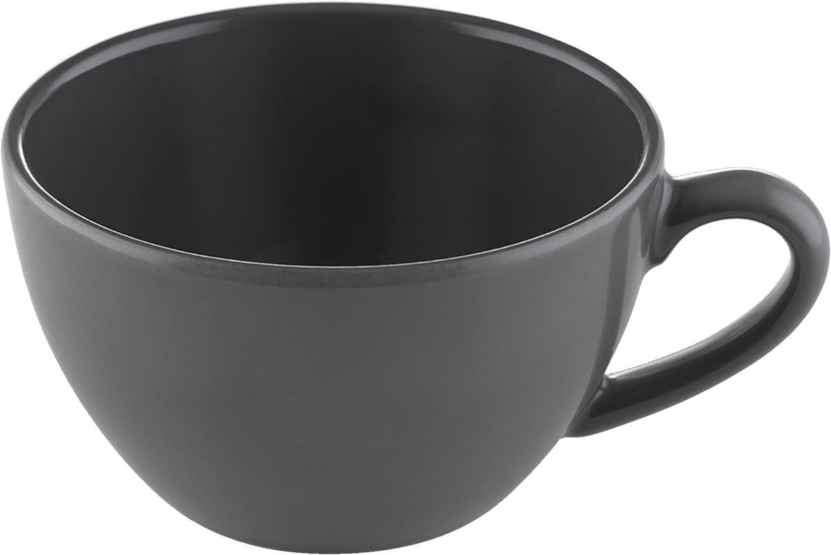 Milchkaffeetasse 0,45l SANDSTONE BLACK UNI