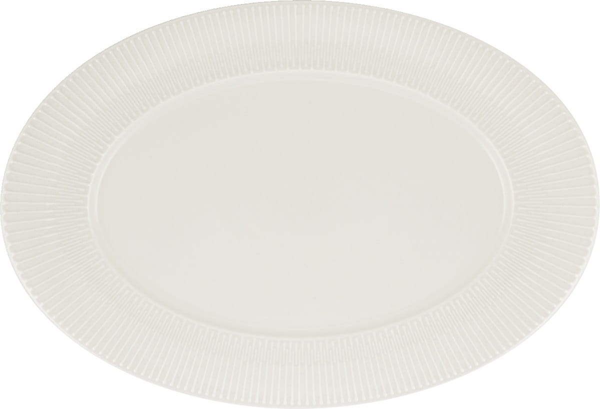 Platte oval Fahne Relief 38x27cm VIBES