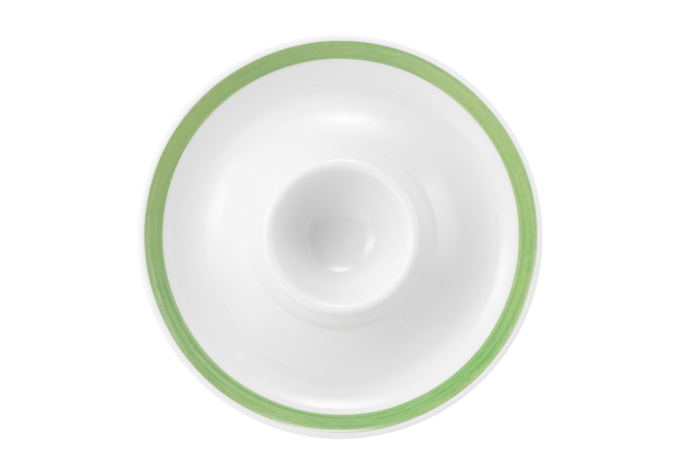 Eierbecher rund mit Ablage COMMUNITY pinselband grün