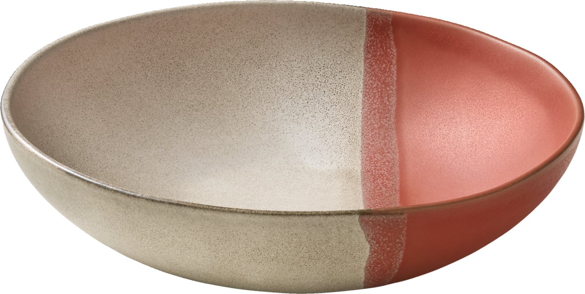 Teller tief rund coup 23cm SPOTON koralle