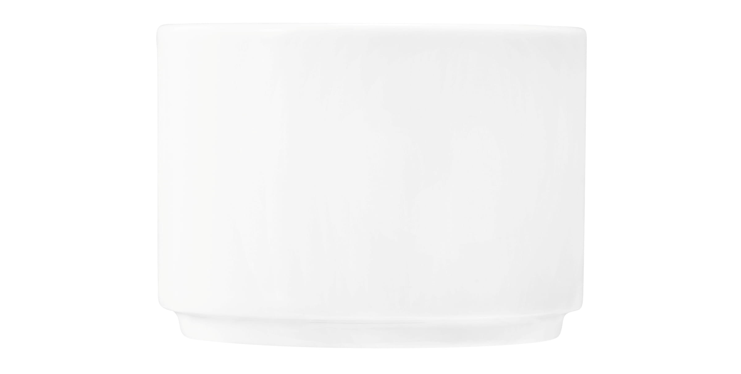 Zuckerdosen-Unterteil rund 0,18l GOOD MOOD weiss