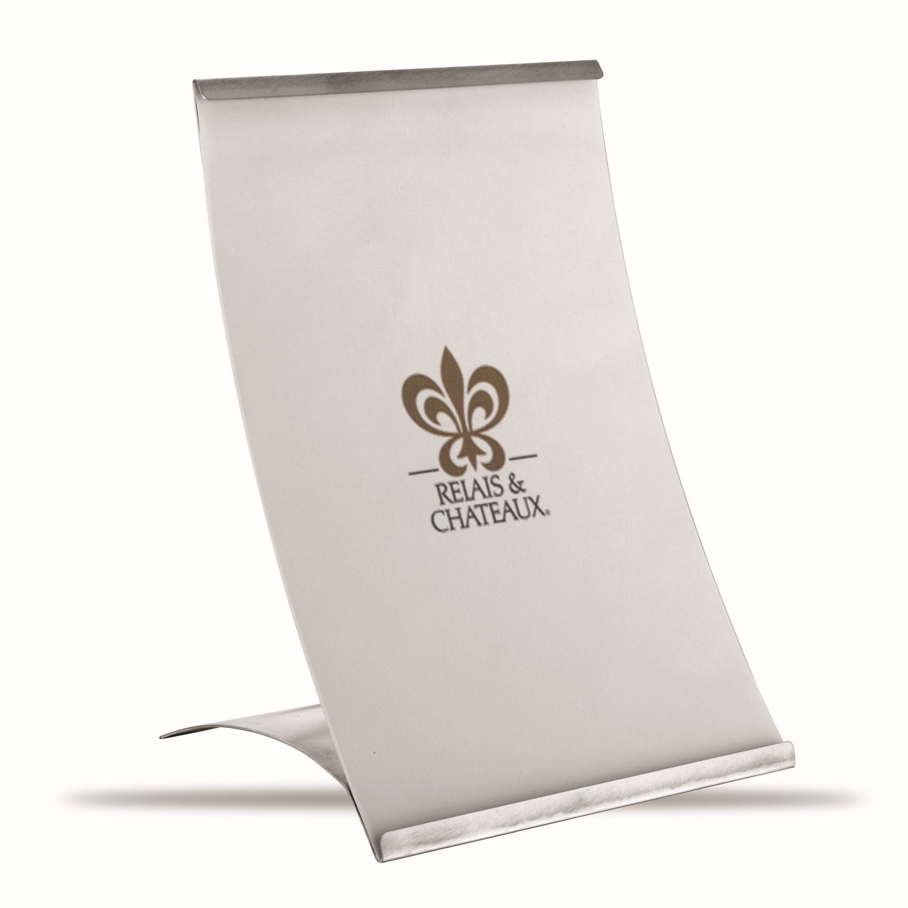 Menükartenhalter 21x13,5x29,7cm 18/10 ohne Aufdruck