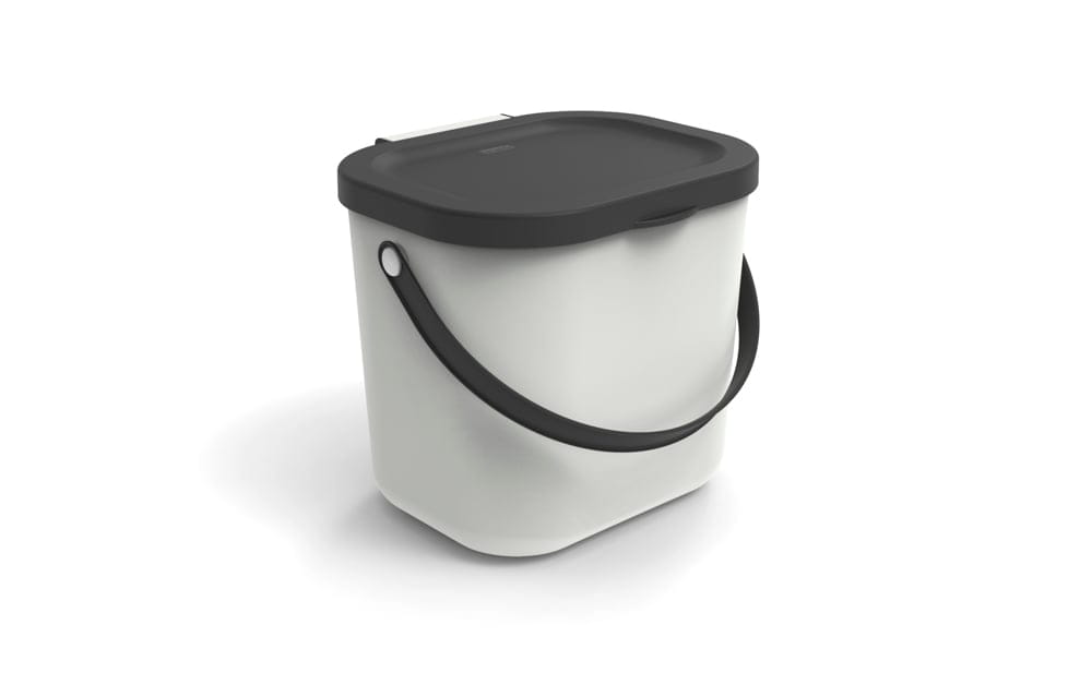 Abfallbehälter 6L ALBULA weiß