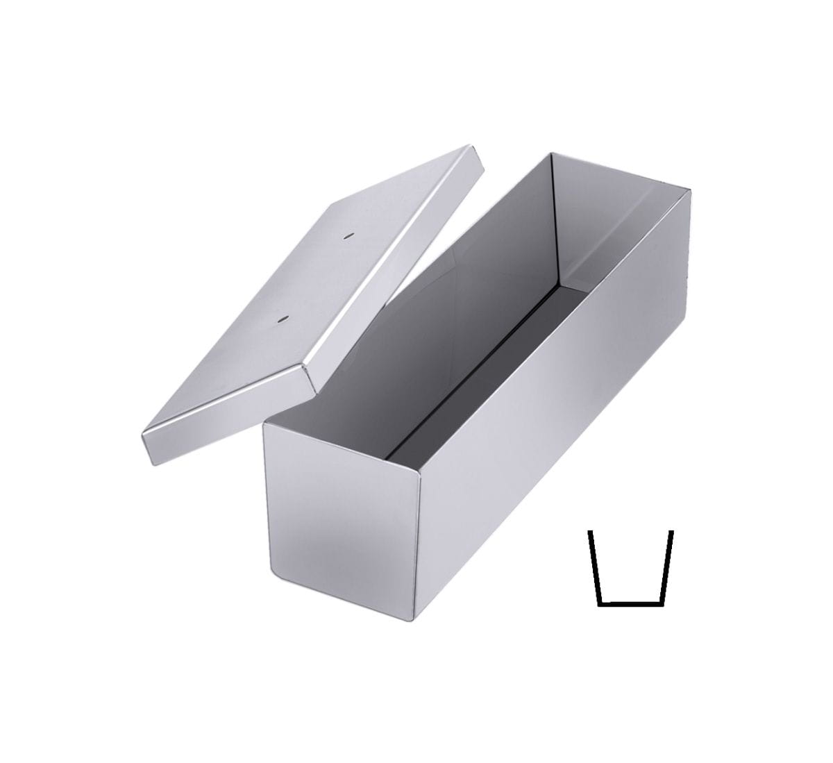 Pastetenform mit Deckel L: 30cm B: 8cm H: 7cm