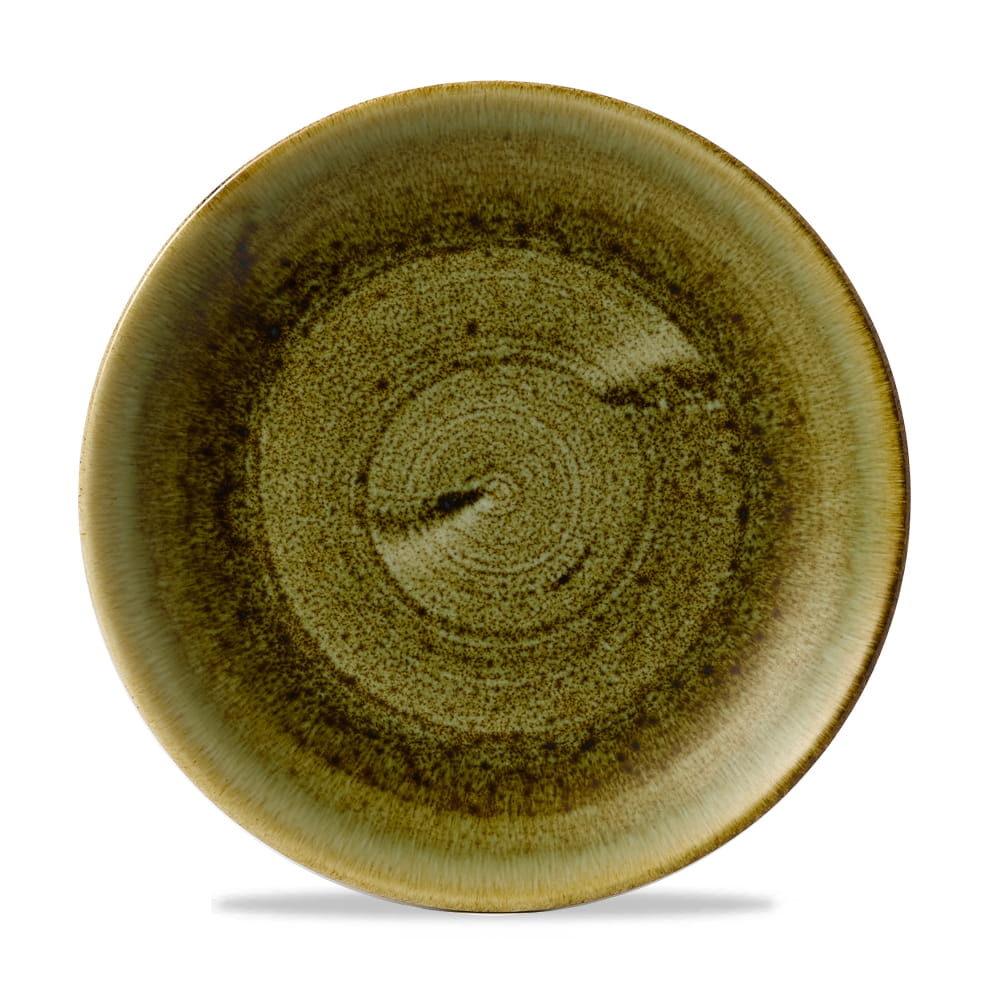 Teller coup 28,8cm STONECAST plume green