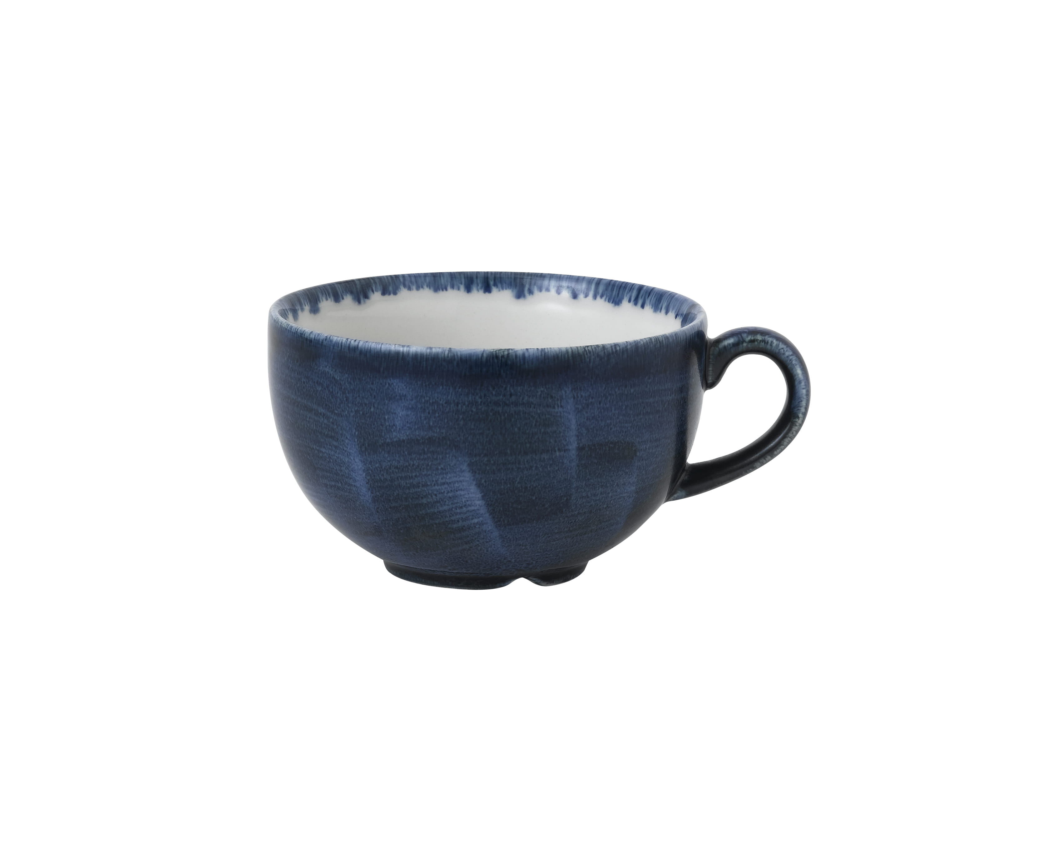 Milchkaffeetasse 340ml STONECAST plume ultramarine