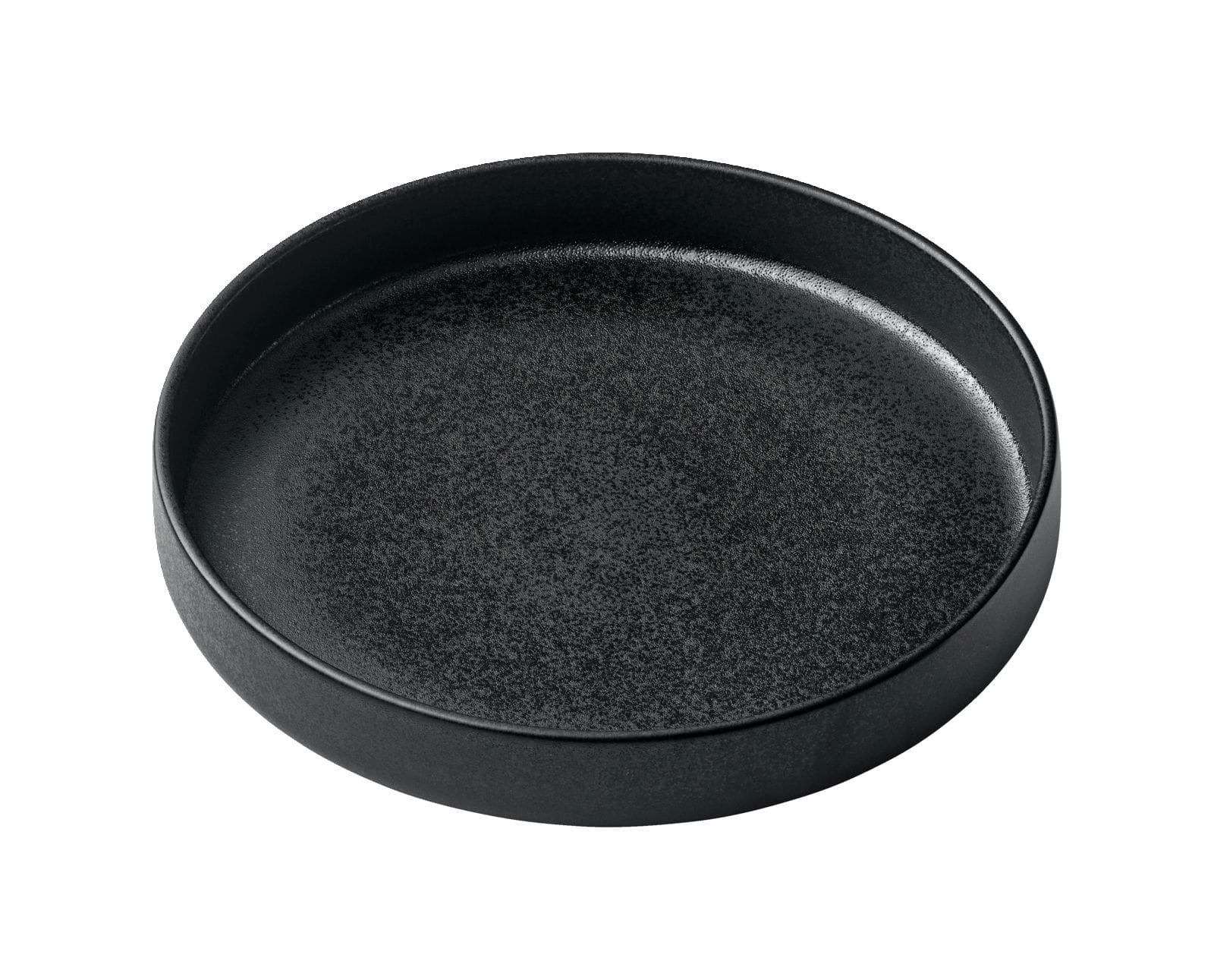 Teller tief rund hoher Rand 24cm NARA schwarz