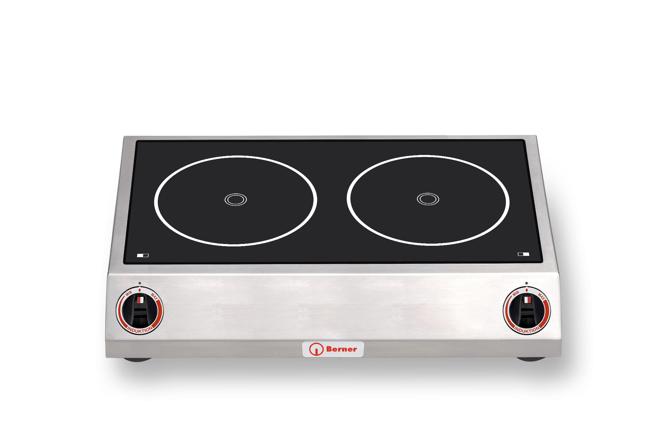 Induktionsherd 2 Platten a 1,8 kW Auftischgerät