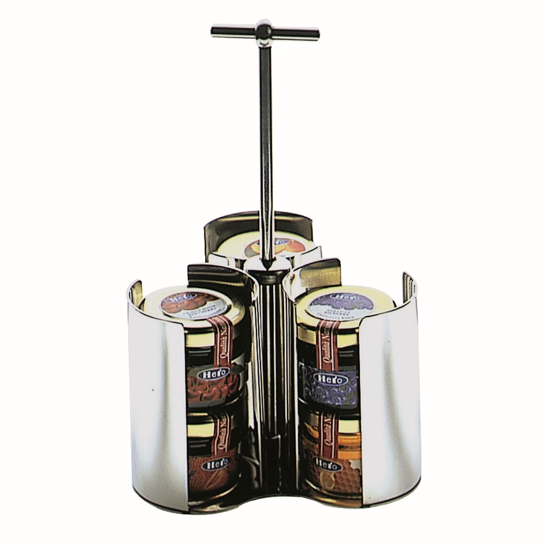 Marmeladenglashalter 3 Einsätze H19cm