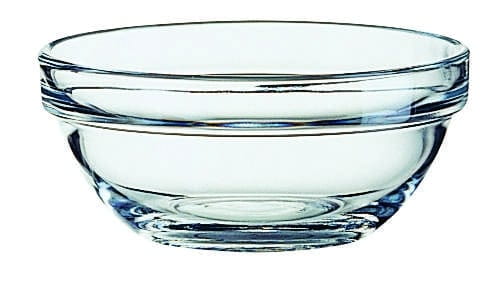 Glasschale 10cm EMPILABLE gehärtet