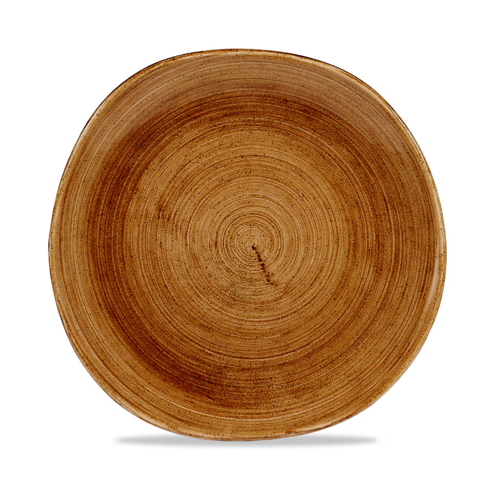 Teller Organic 26,4cm STONECAST PATINA vintage copper