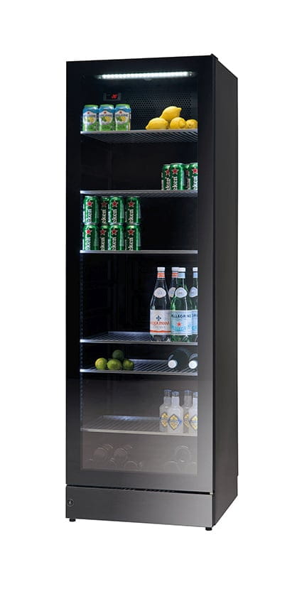 Umluft-Glastürkühlschrank 379l MG-185