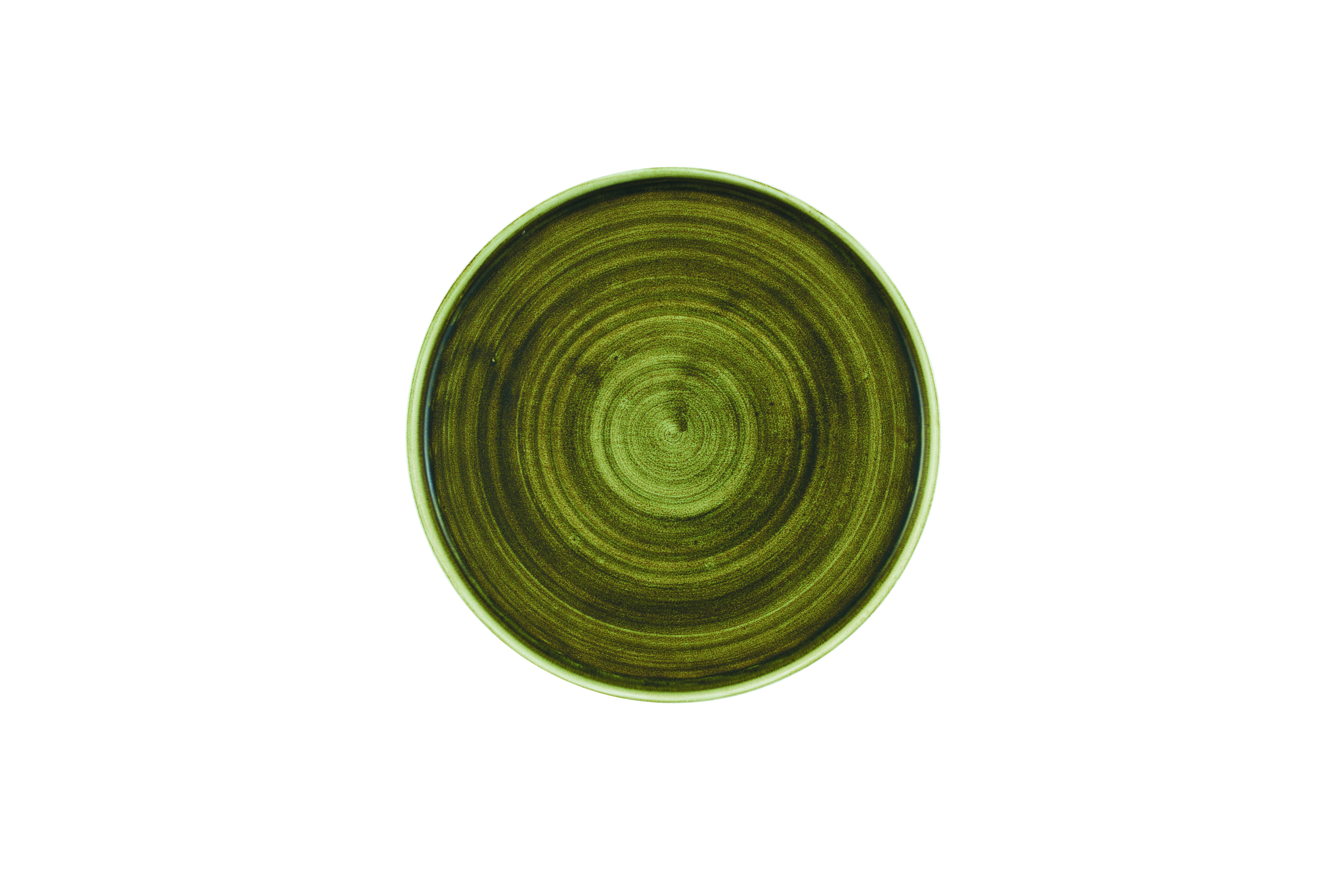 Teller flach walled 26cm STONECAST plume olive