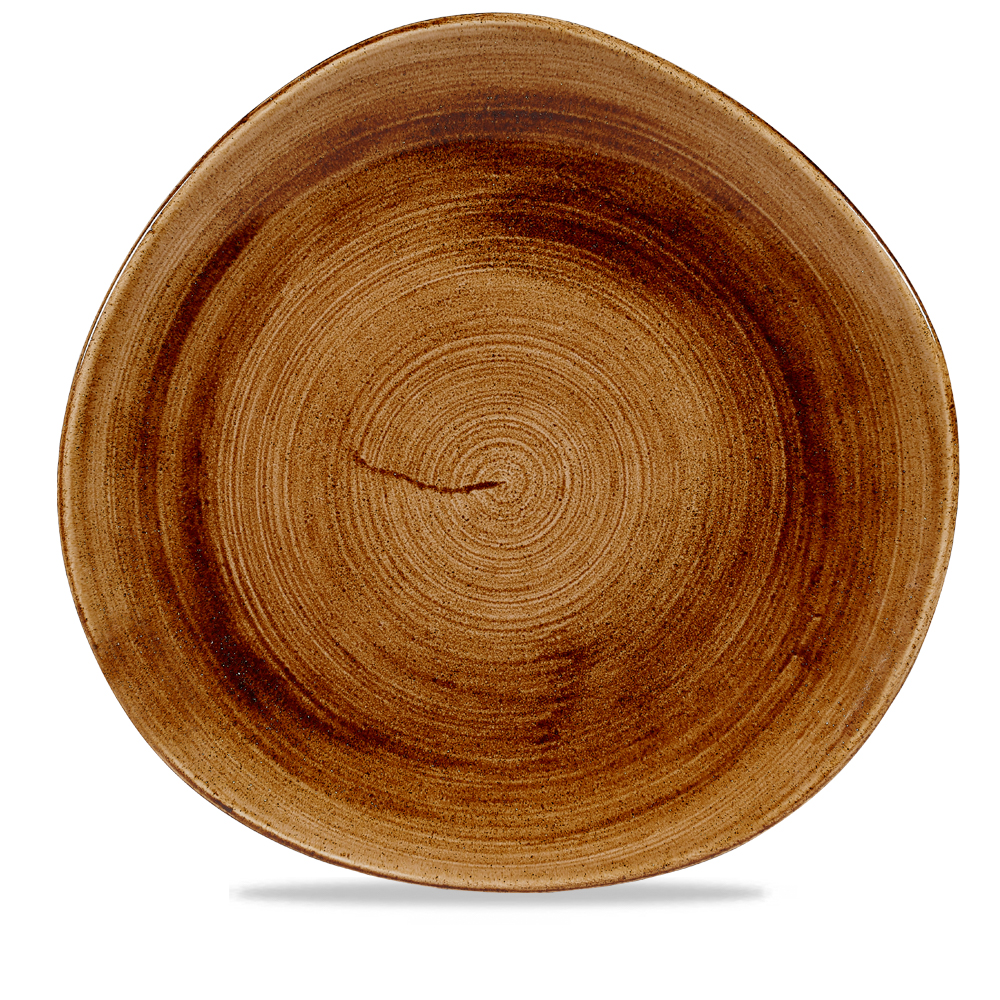 Teller Organic 28,6cm STONECAST PATINA vintage copper