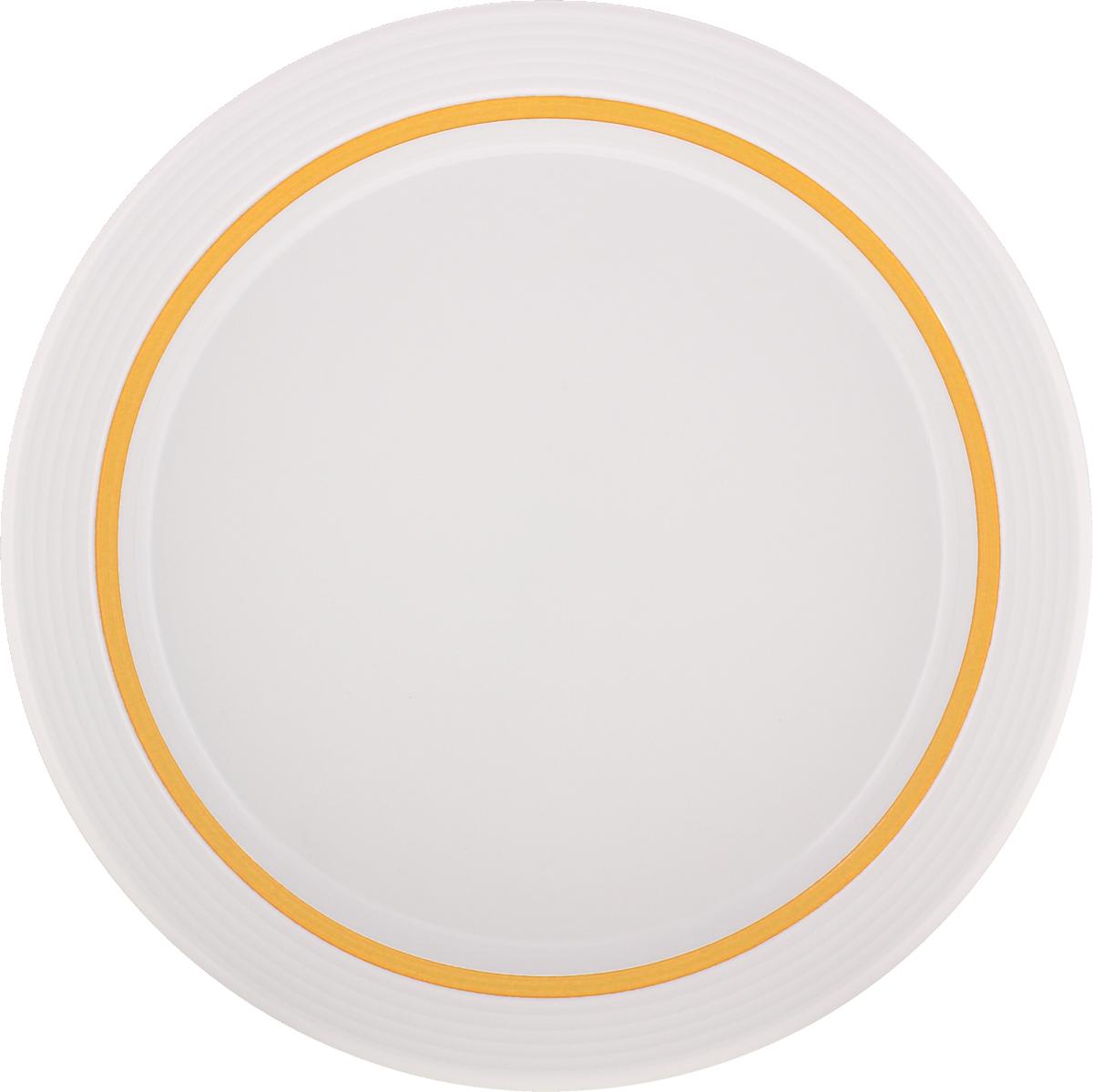 Spezialteller halbtief Fahne Relief 25cm INVITA DIALOG PINSELBAND sonnengelb