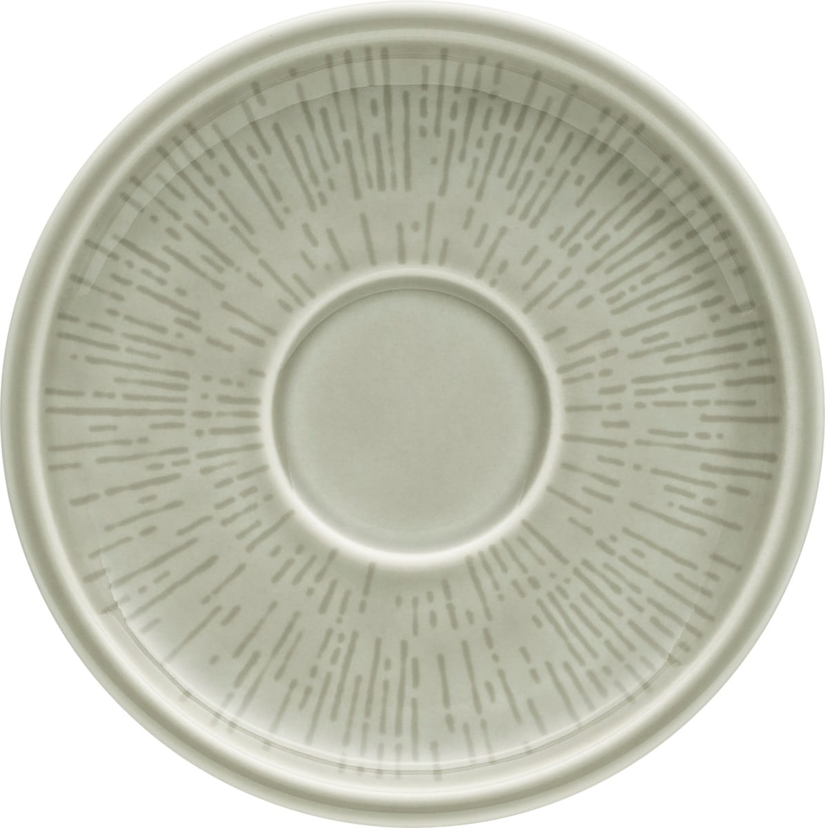 Espressountertasse rund Struktur 13cm SHIRO GLAZE STEAM