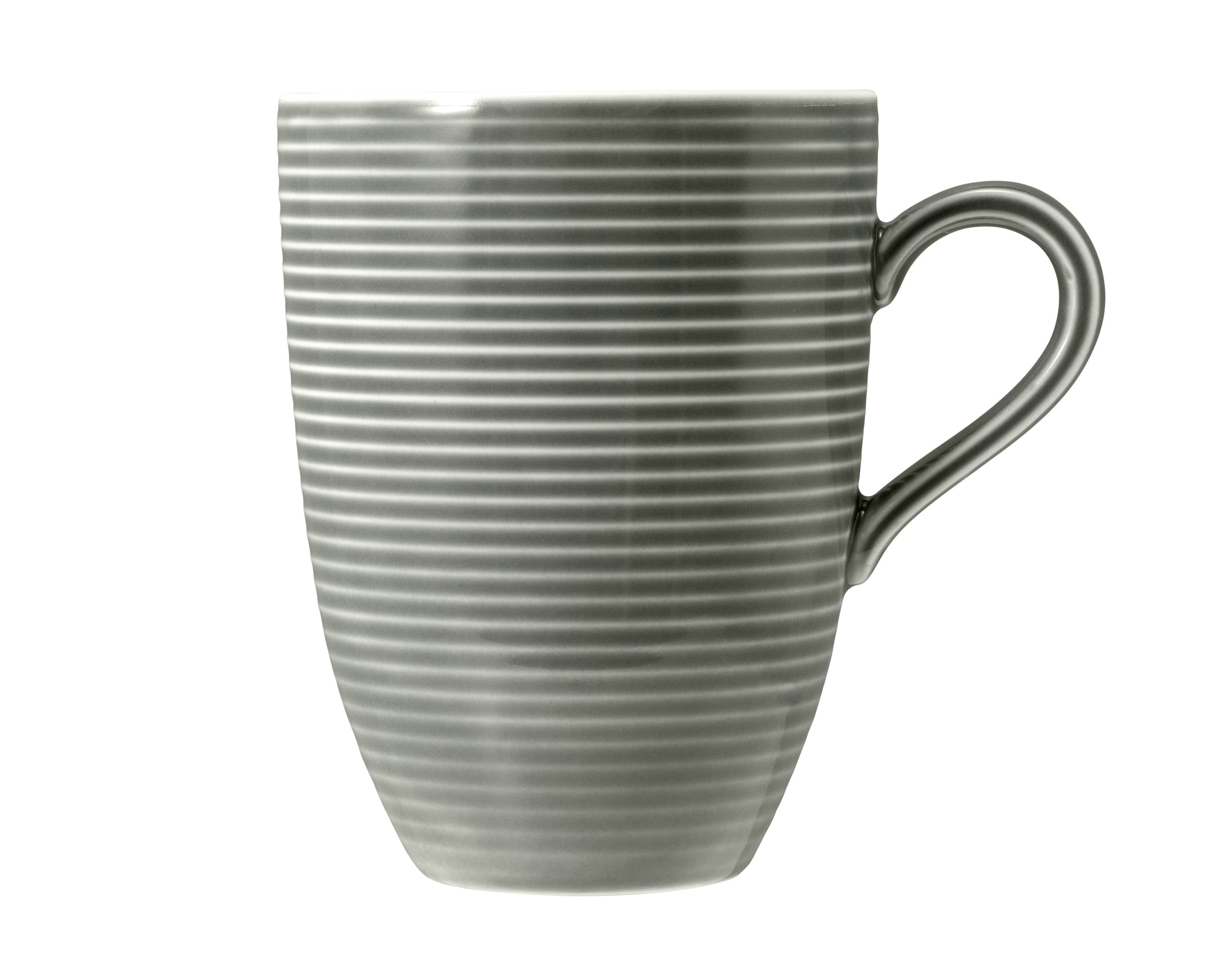 Becher 0,35l BEAT mit Henkel Relief perlgrau