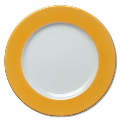 Teller flach Fahne Ø20cm COFFEESHOP orange