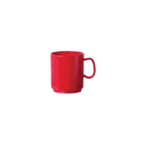 Kaffeebecher 0,25L rot stapelbar