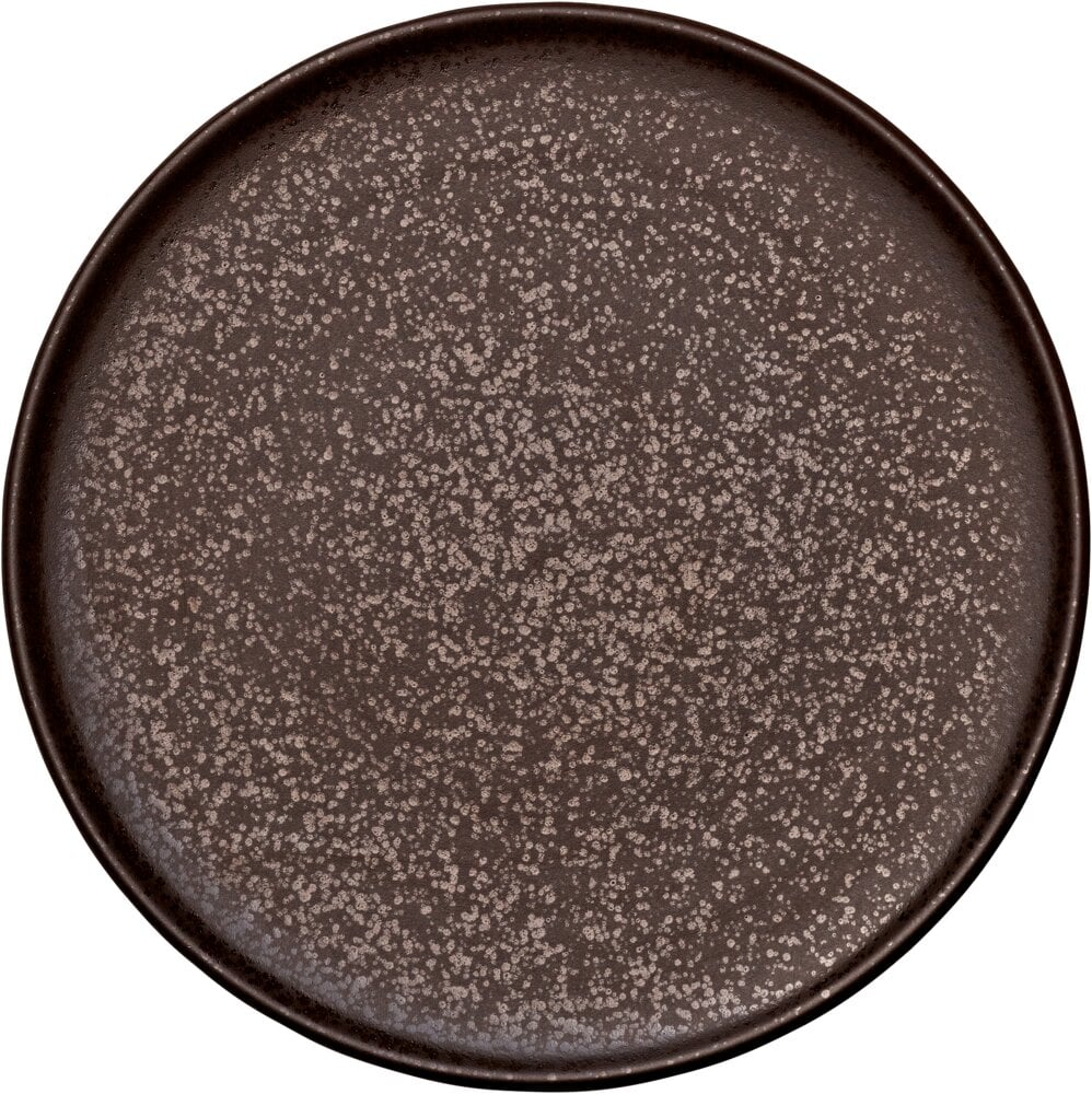 Teller flach coupe 22 cm NIVO mokka