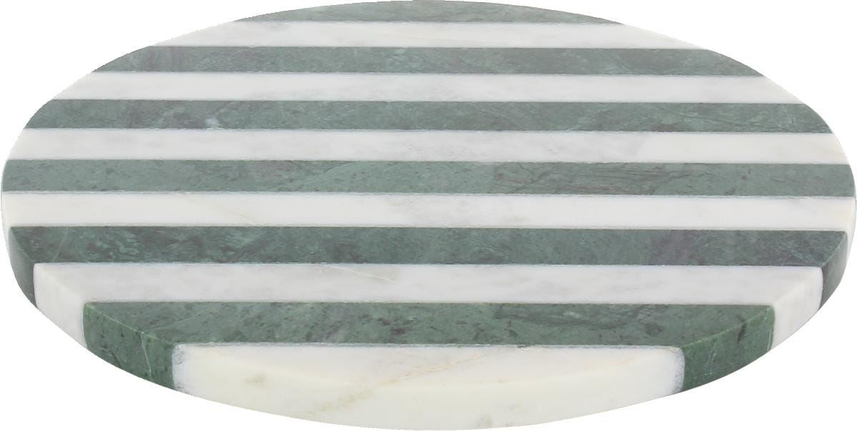 Teller flach 22cm SPOTLIGHTS white-green