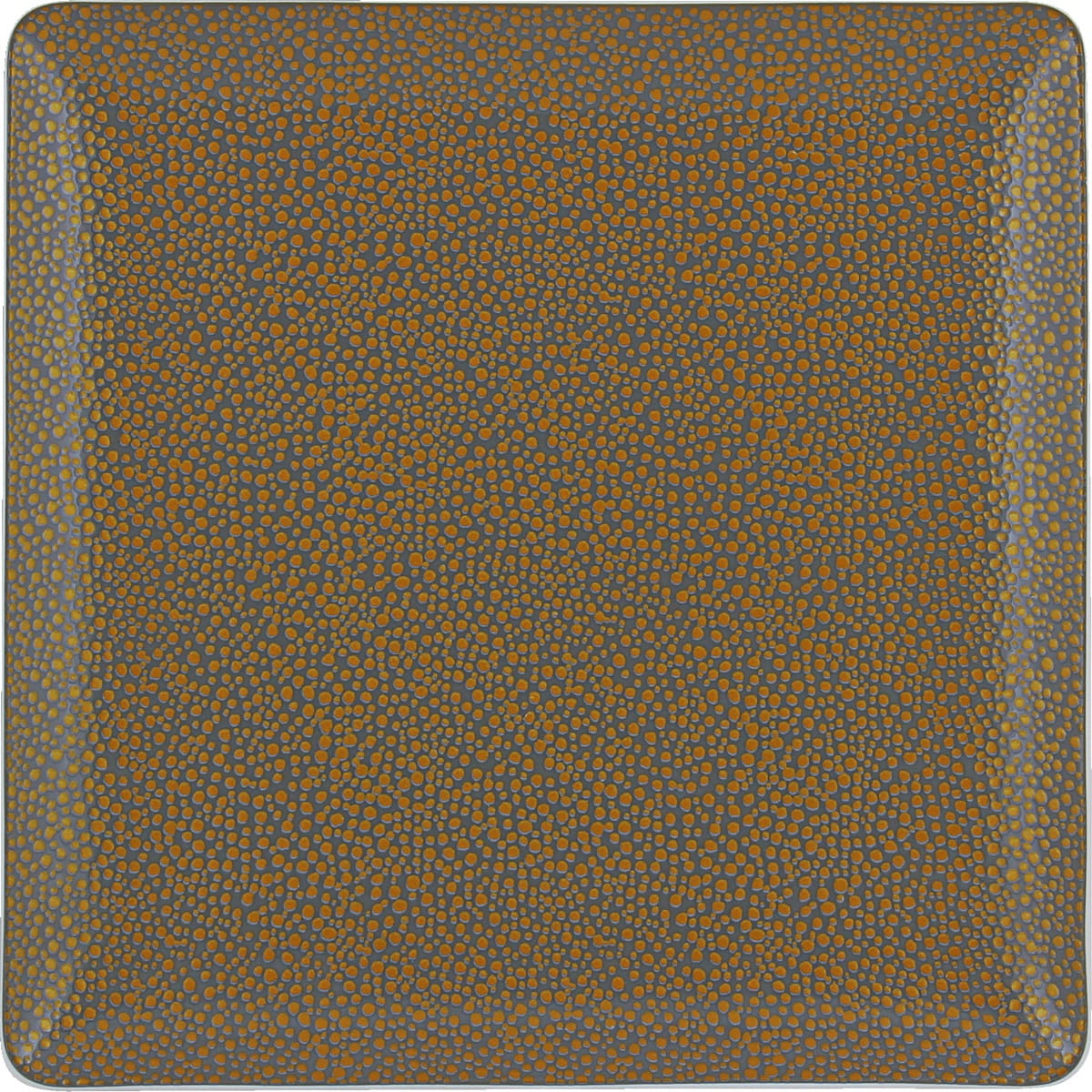 Teller flach quadratisch coup 20x20cm PURITY PEARL METALLIC gold