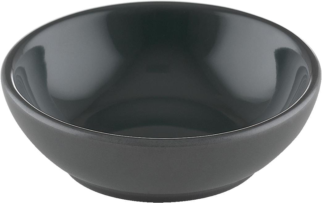 Schale rund 8cm 0,07l SANDSTONE BLACK UNI